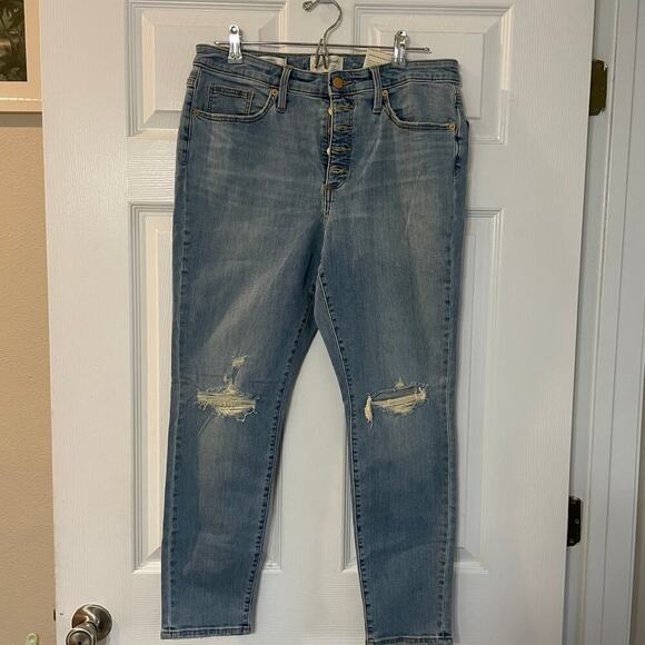 Universal Thread Denim - NWT Universal Thread Jeans Womens  Button Fly High Rise Skinny Blue Size 12/31